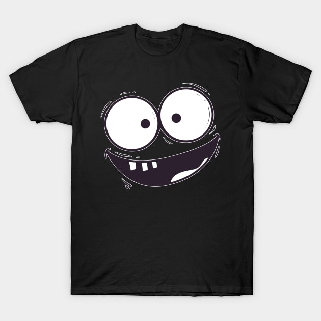 Smirking Face T-Shirt by Tpixx